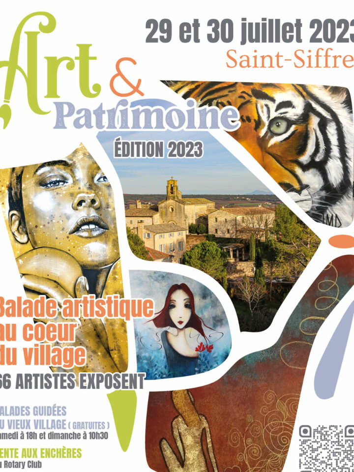 Portrait Affiche Art & Patrimoine 2023